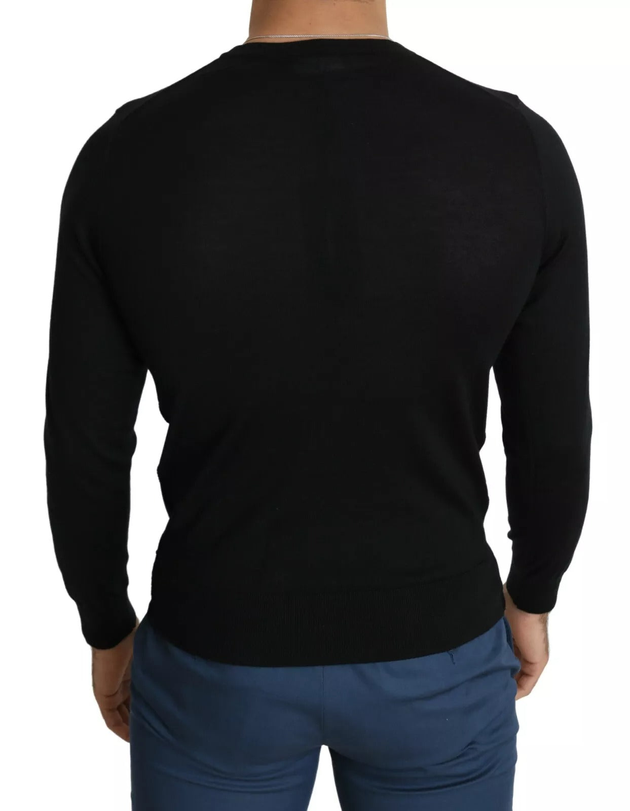 Pull Col Rond Dolce & Gabbana en Cachemire Noir