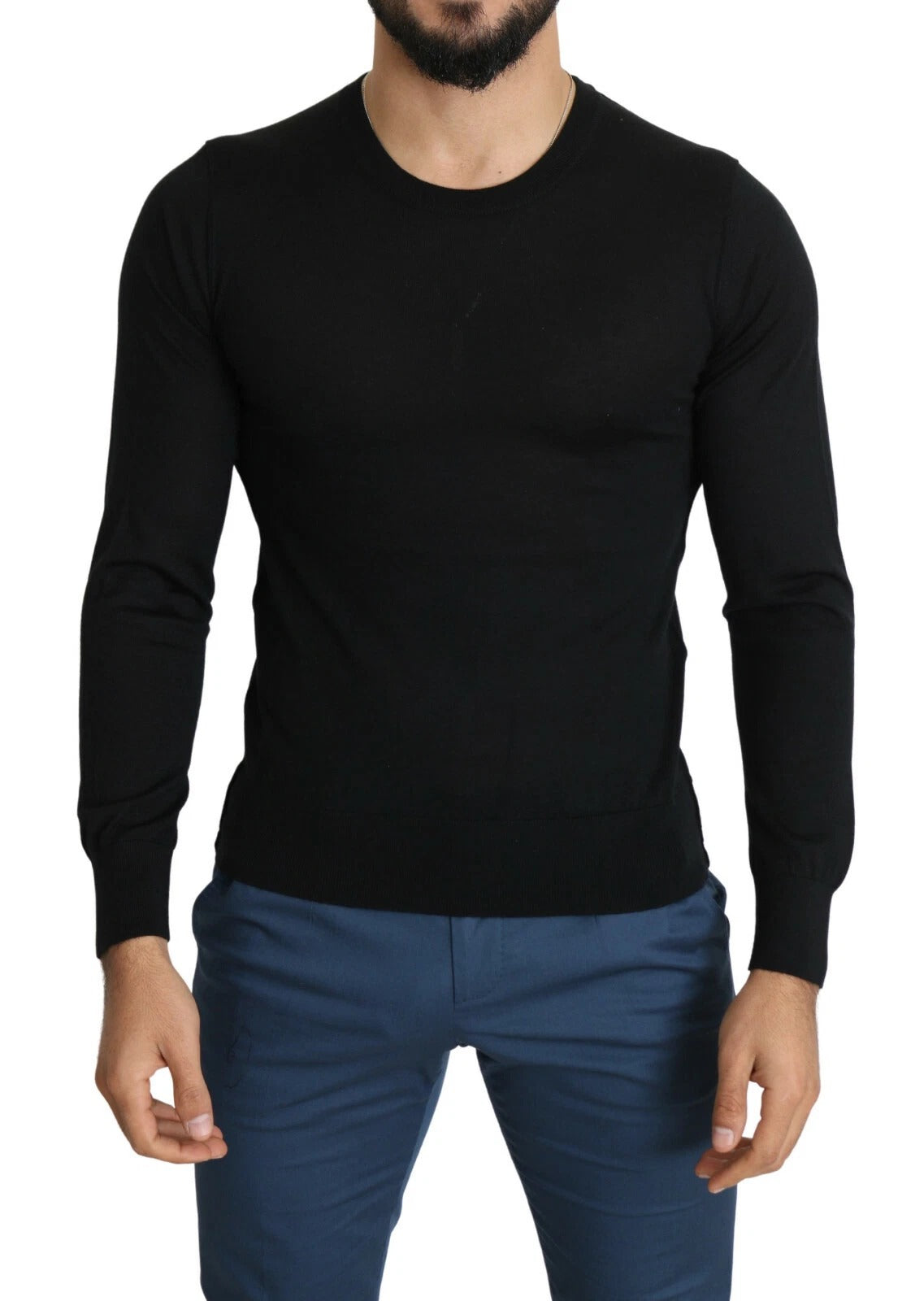 Pull Col Rond Dolce & Gabbana en Cachemire Noir