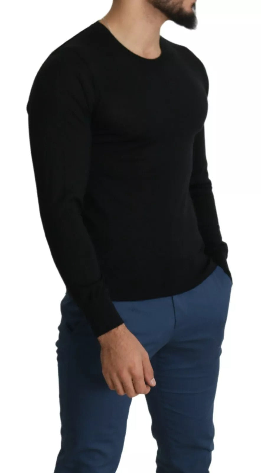 Pull Col Rond Dolce & Gabbana en Cachemire Noir