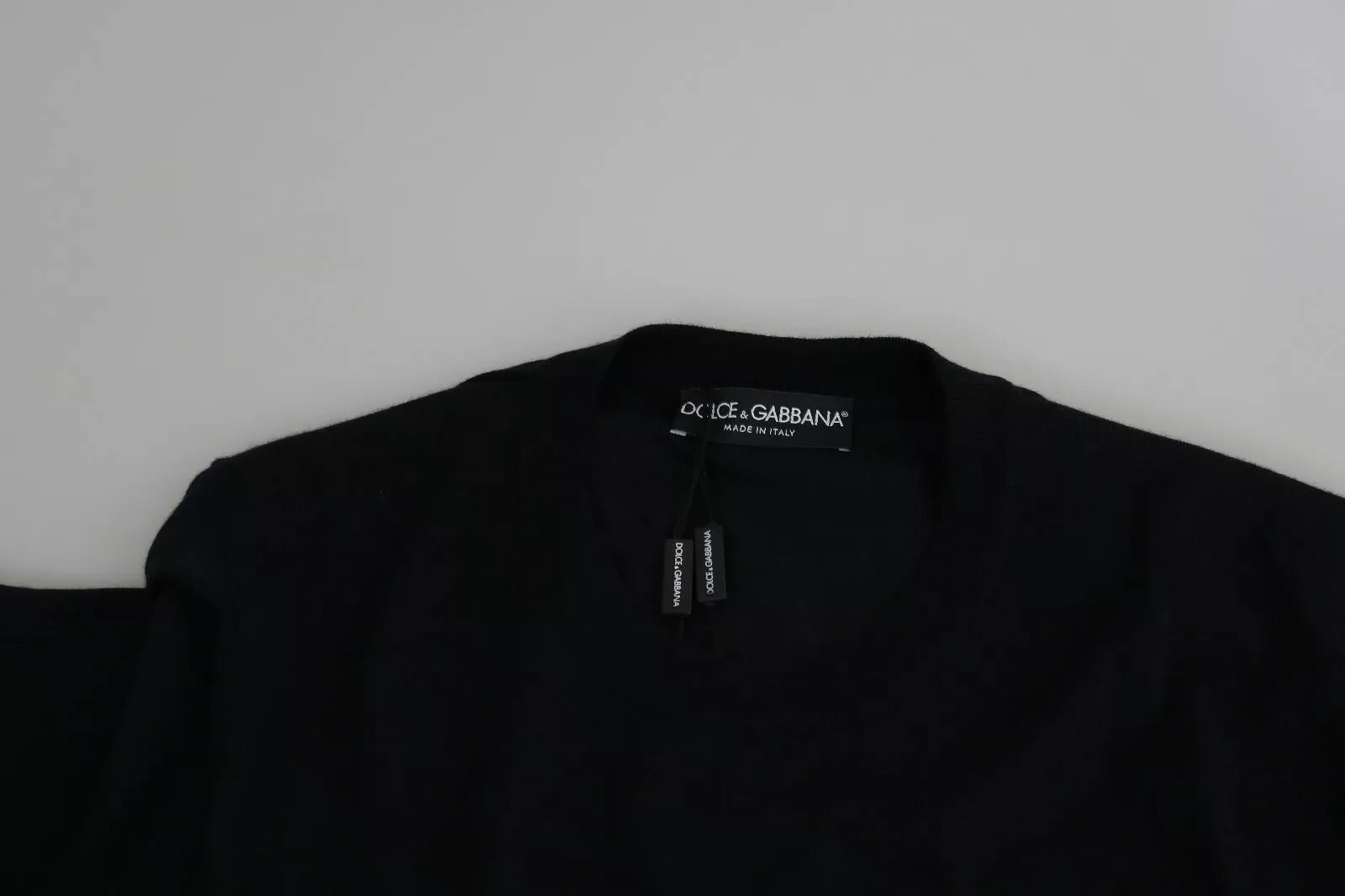 Pull Col Rond Dolce & Gabbana en Cachemire Noir