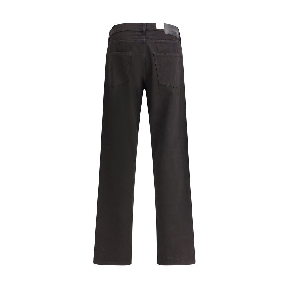 Lockere Jeans mit Sonnenblumen-Print