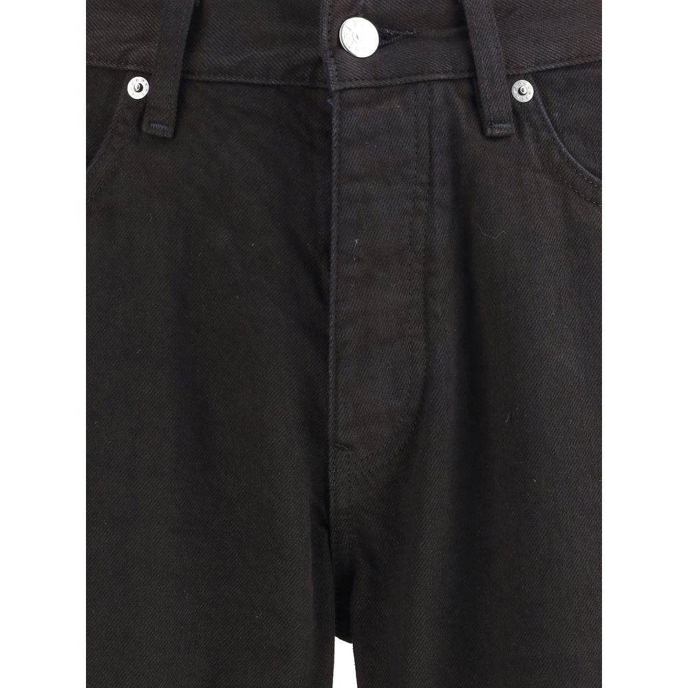 Lockere Jeans mit Sonnenblumen-Print