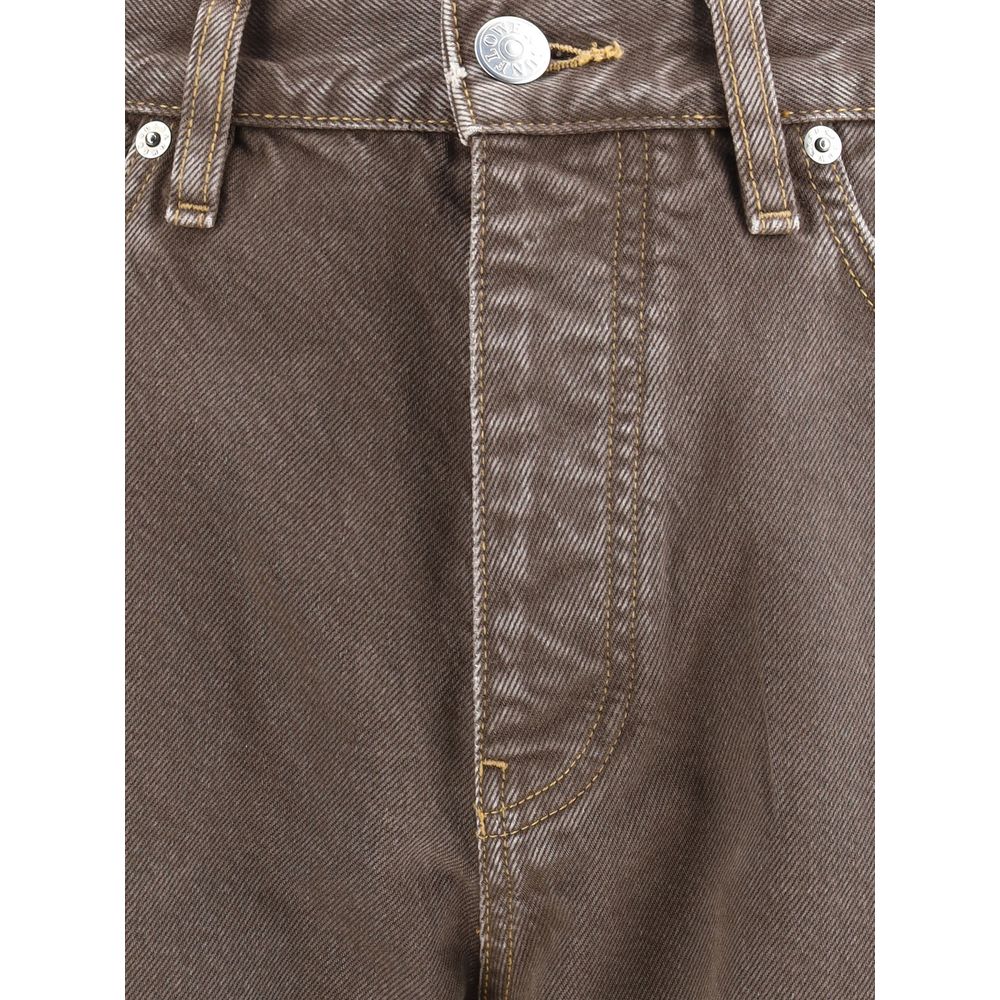 Lockere Jeans mit Sonnenblumen-Print