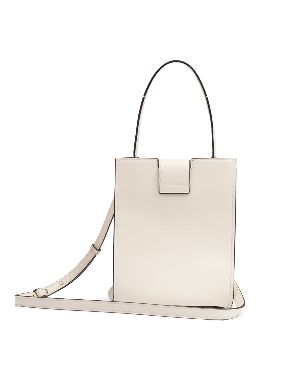 Giada Schultertasche aus weißem Leder