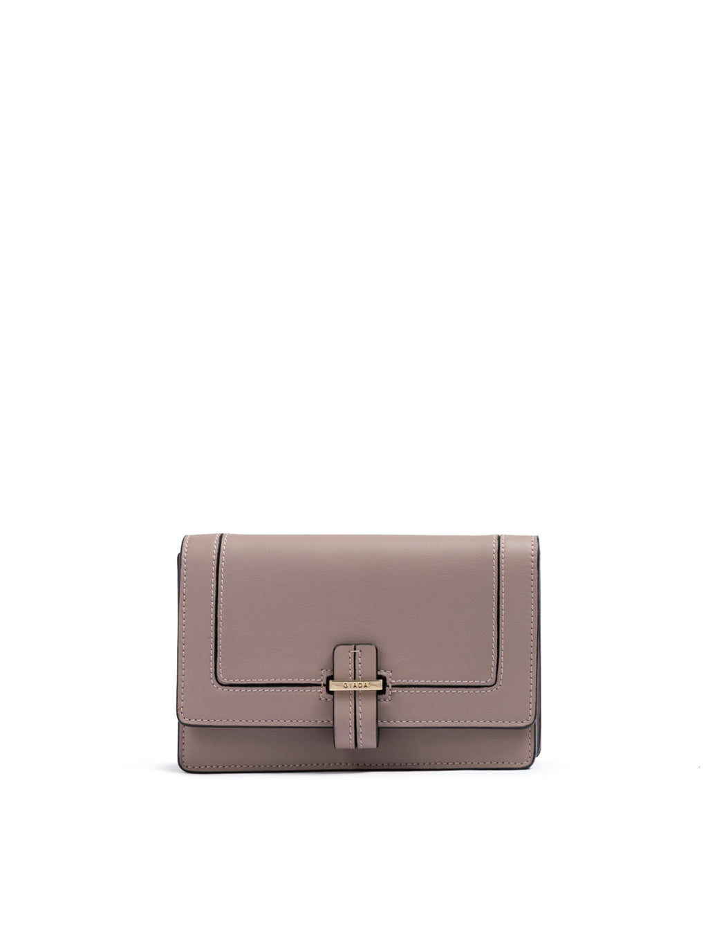 Giada Clutch aus puderrosa Leder