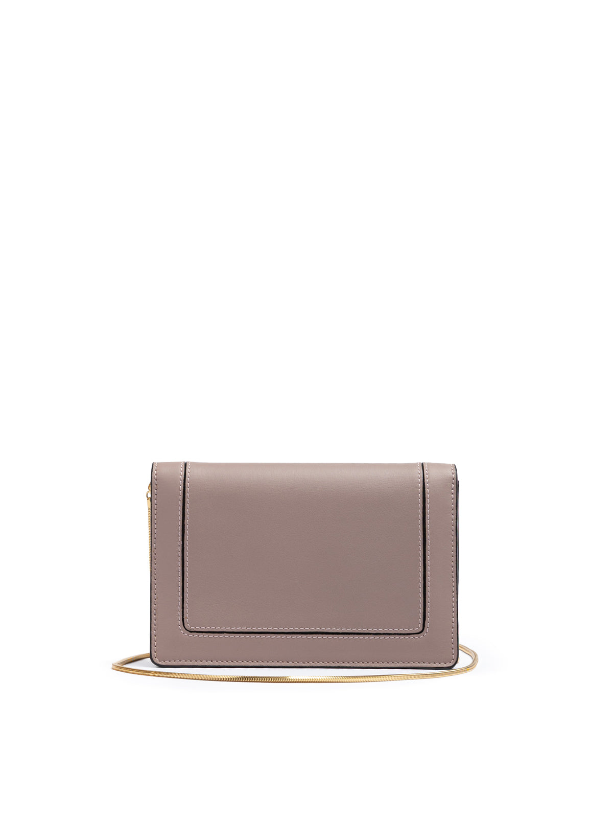 Giada Clutch aus puderrosa Leder