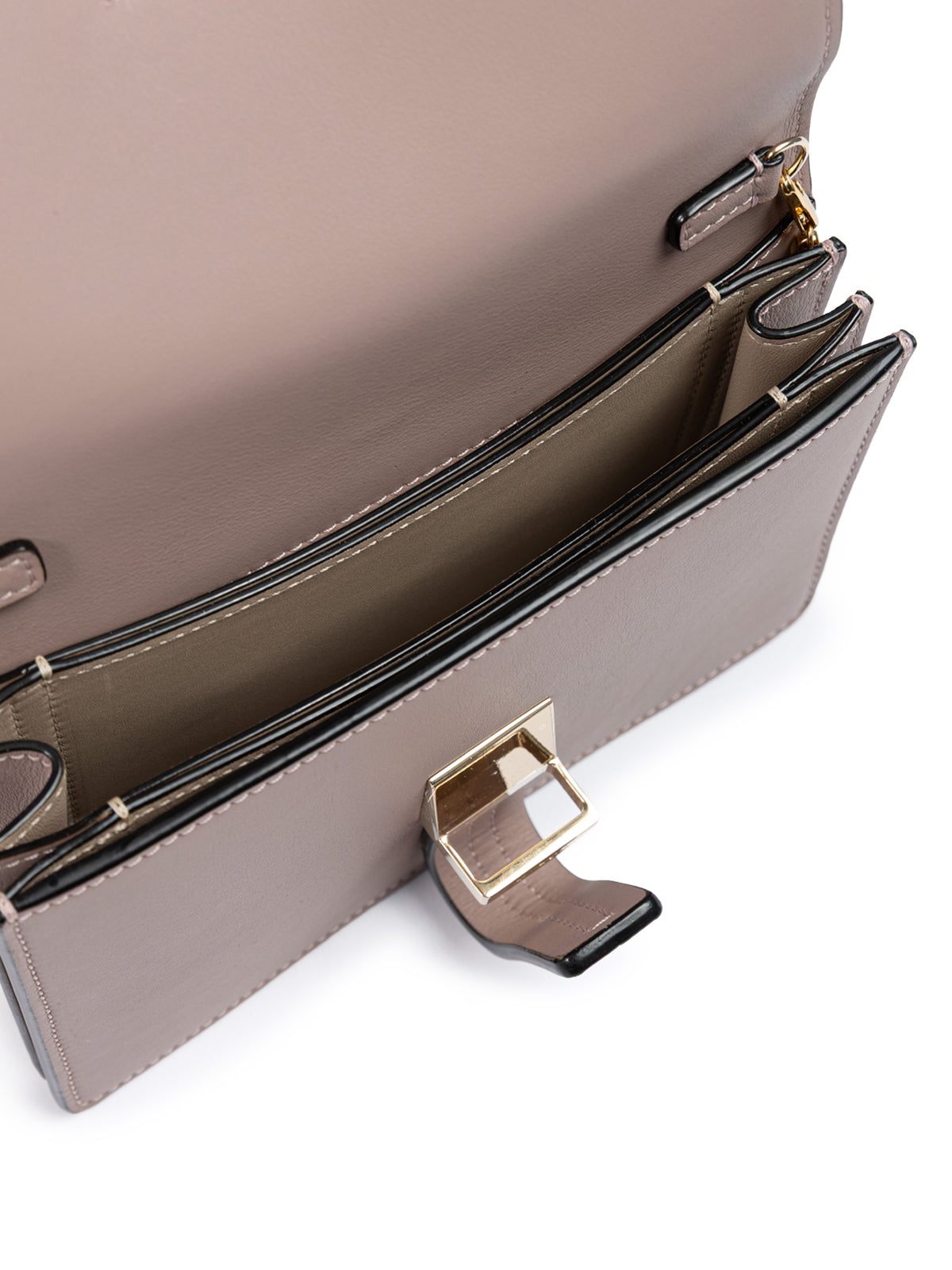 Giada Clutch aus puderrosa Leder
