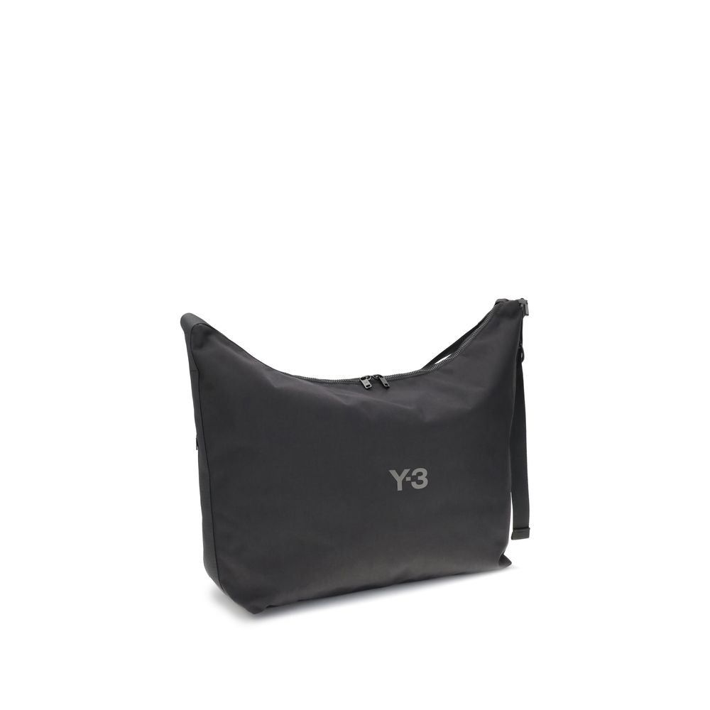 Y-3 Black Polyamide Shoulder Bag