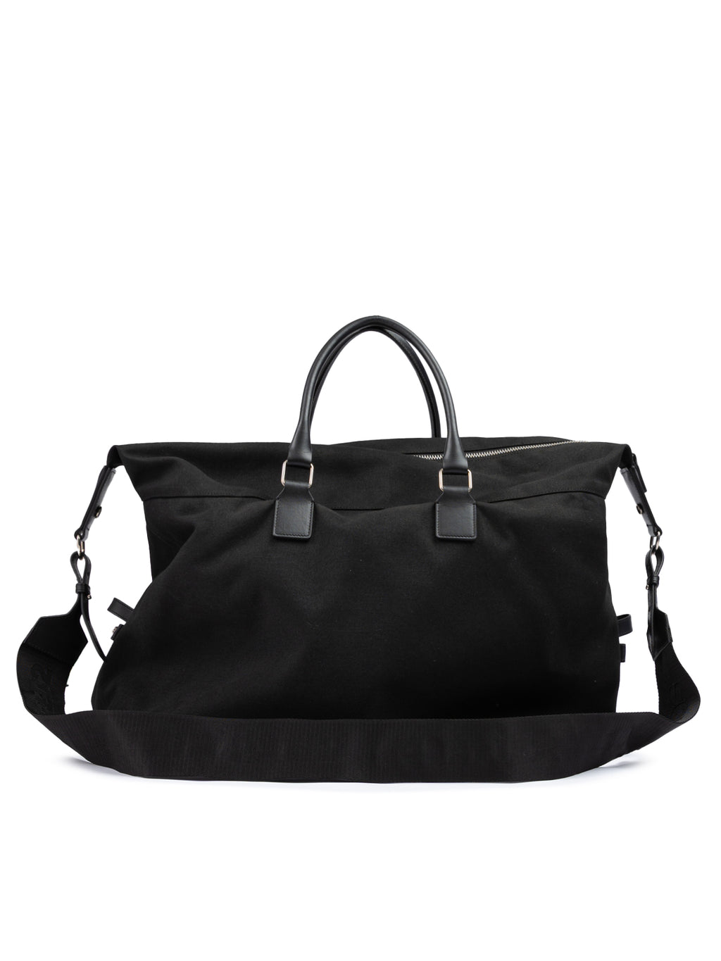 Dsquared² Schwarze Stoff-Wochenend-Reisetasche