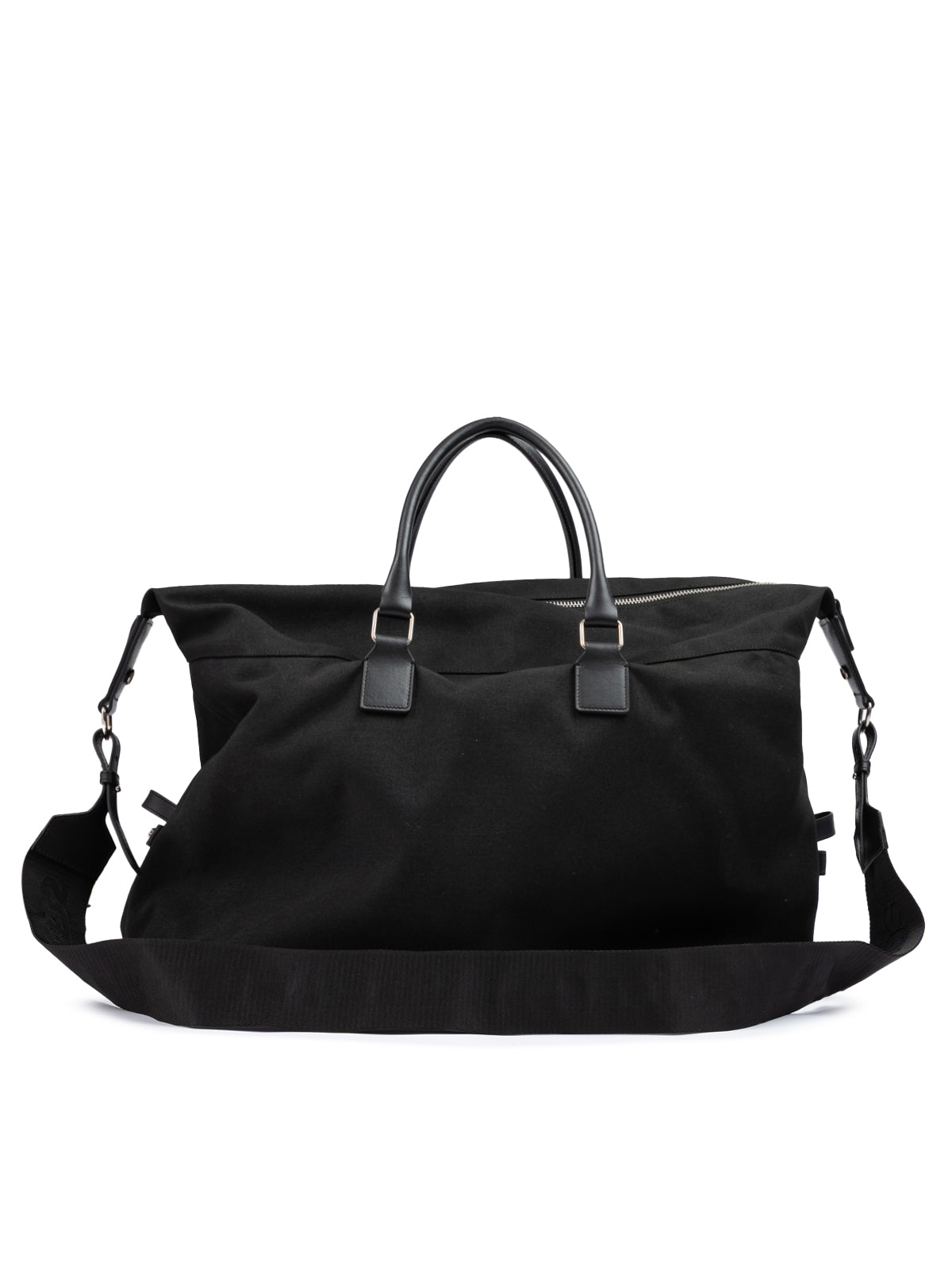 Dsquared² Schwarze Stoff-Wochenend-Reisetasche