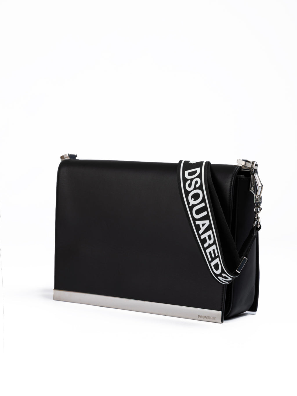 Dsquared² Schwarze Umhängetasche aus Leder