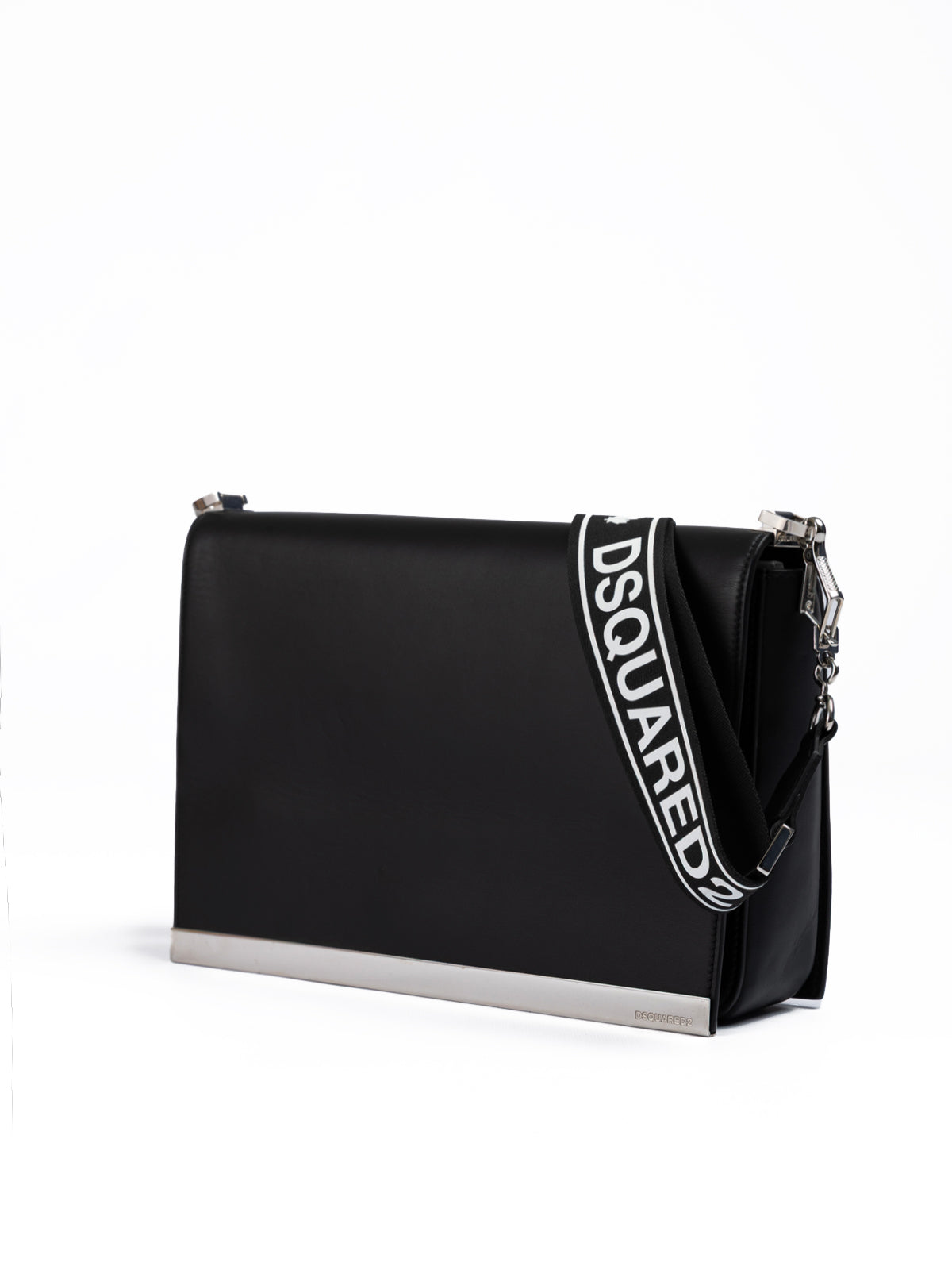 Dsquared² Schwarze Umhängetasche aus Leder