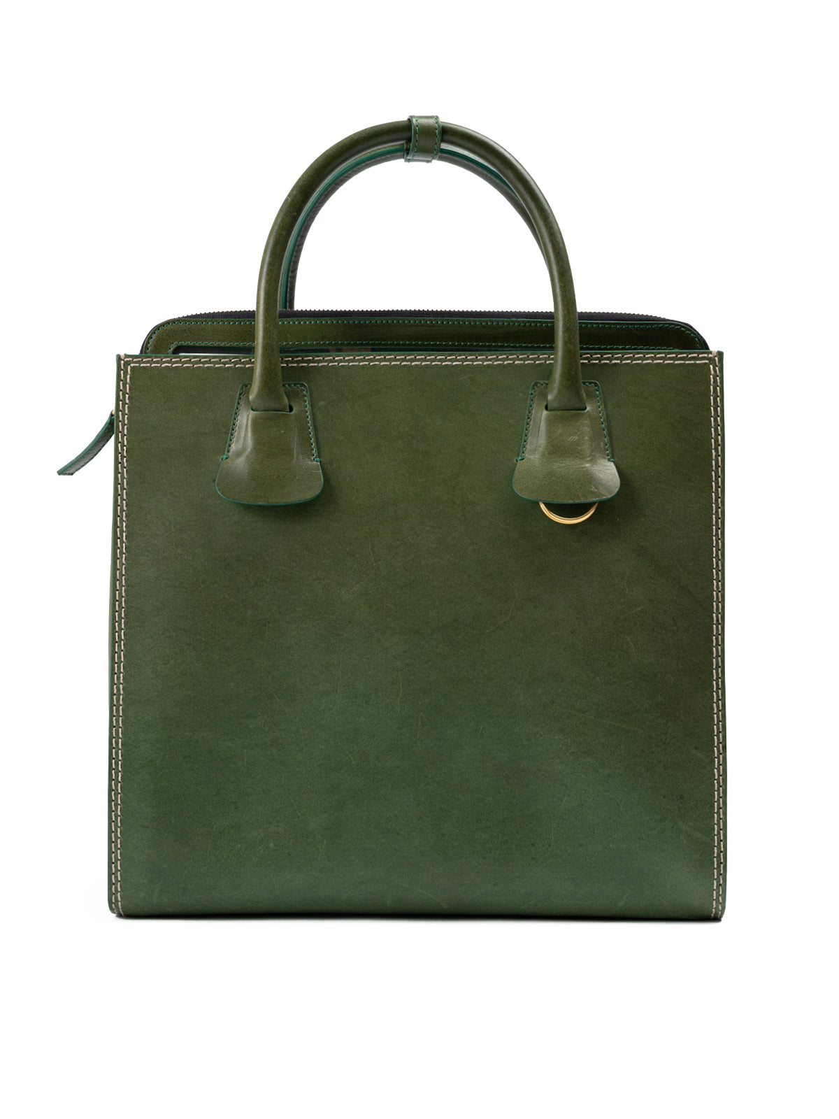 Dsquared² Grüne Leder-Tragetasche