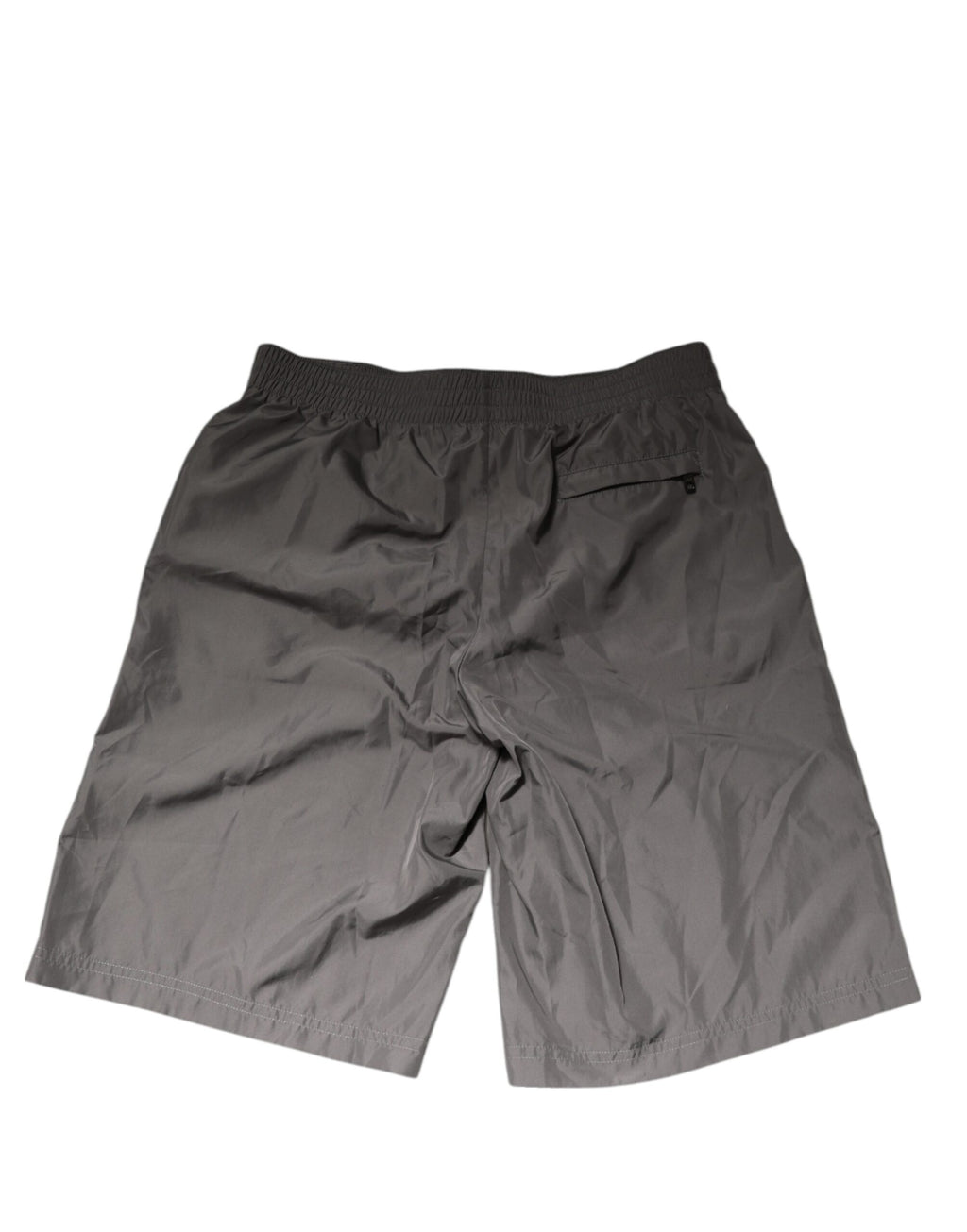 Shorts de bain Dolce & Gabbana en nylon gris clair à taille élastique