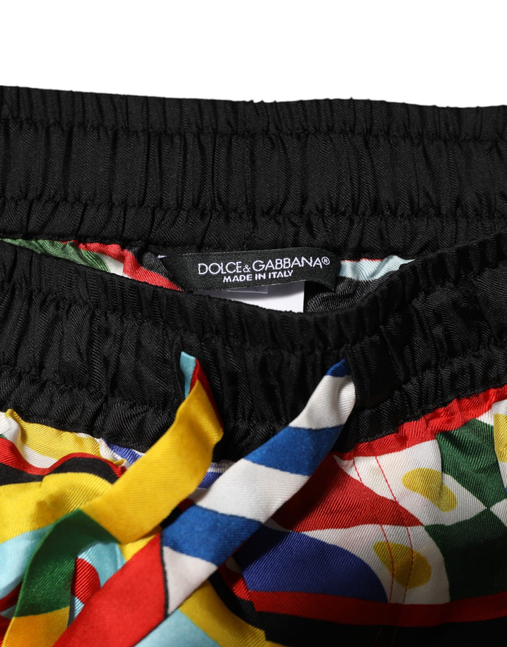 Dolce & Gabbana Short de bain imprimé Carretto sicilien multicolore