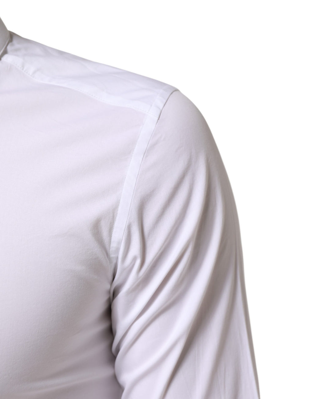 Chemise Homme Dolce & Gabbana GOLD Blanche Coton Manches Longues