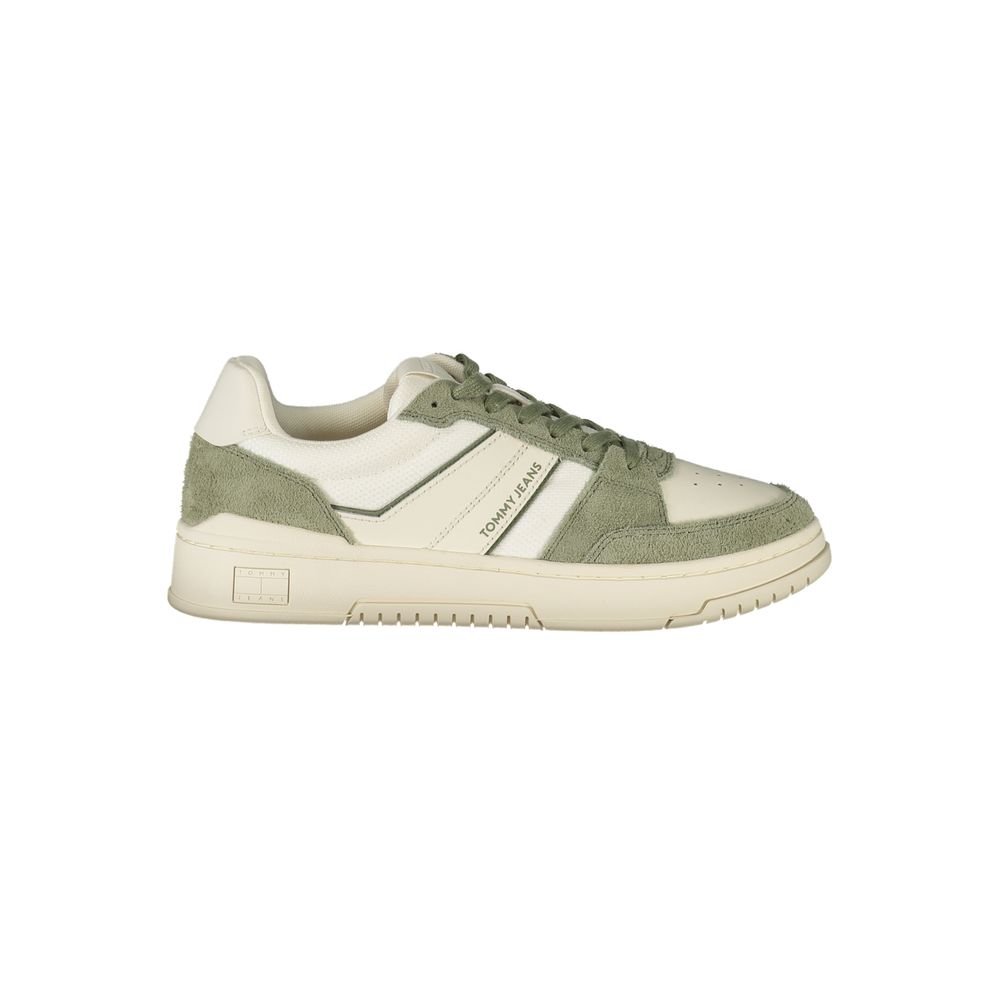 Baskets homme en polyester blanc Tommy Hilfiger