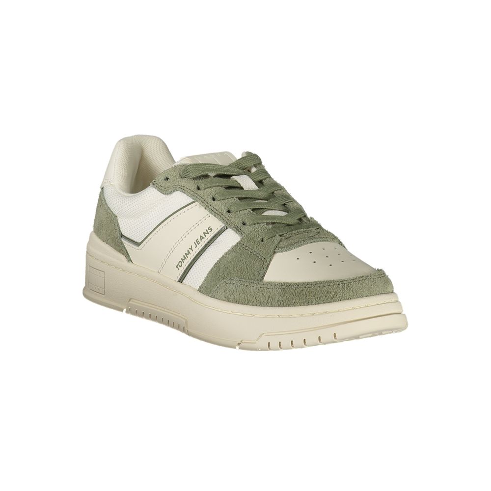 Baskets homme en polyester blanc Tommy Hilfiger