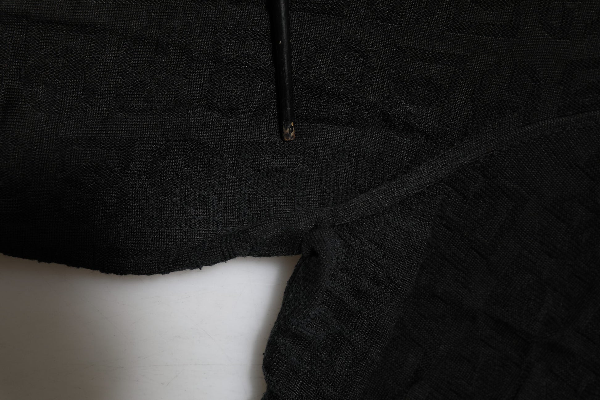 Dolce & Gabbana Black Silk Jacquard DG Polo Shirt T-shirt