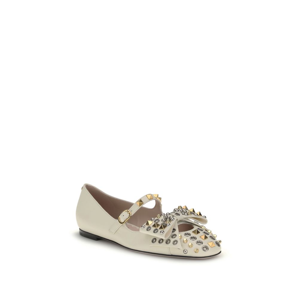 Valentino Garavani Mary-Jane Bowow Ballerinas
