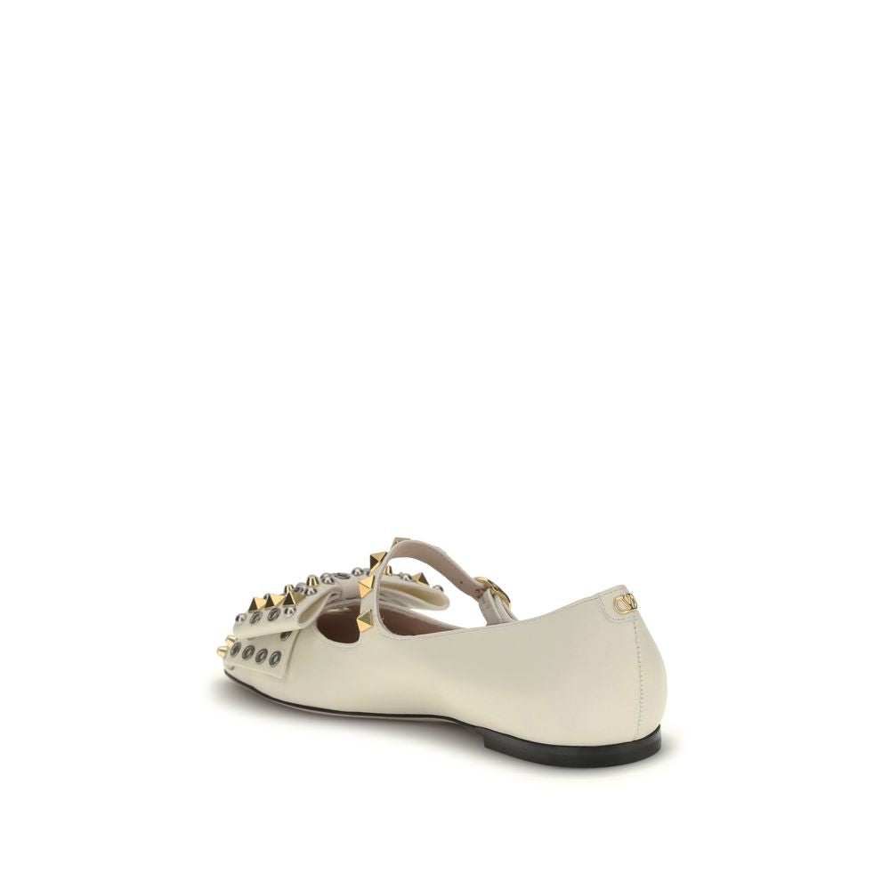 Valentino Garavani Mary-Jane Bowow Ballerinas