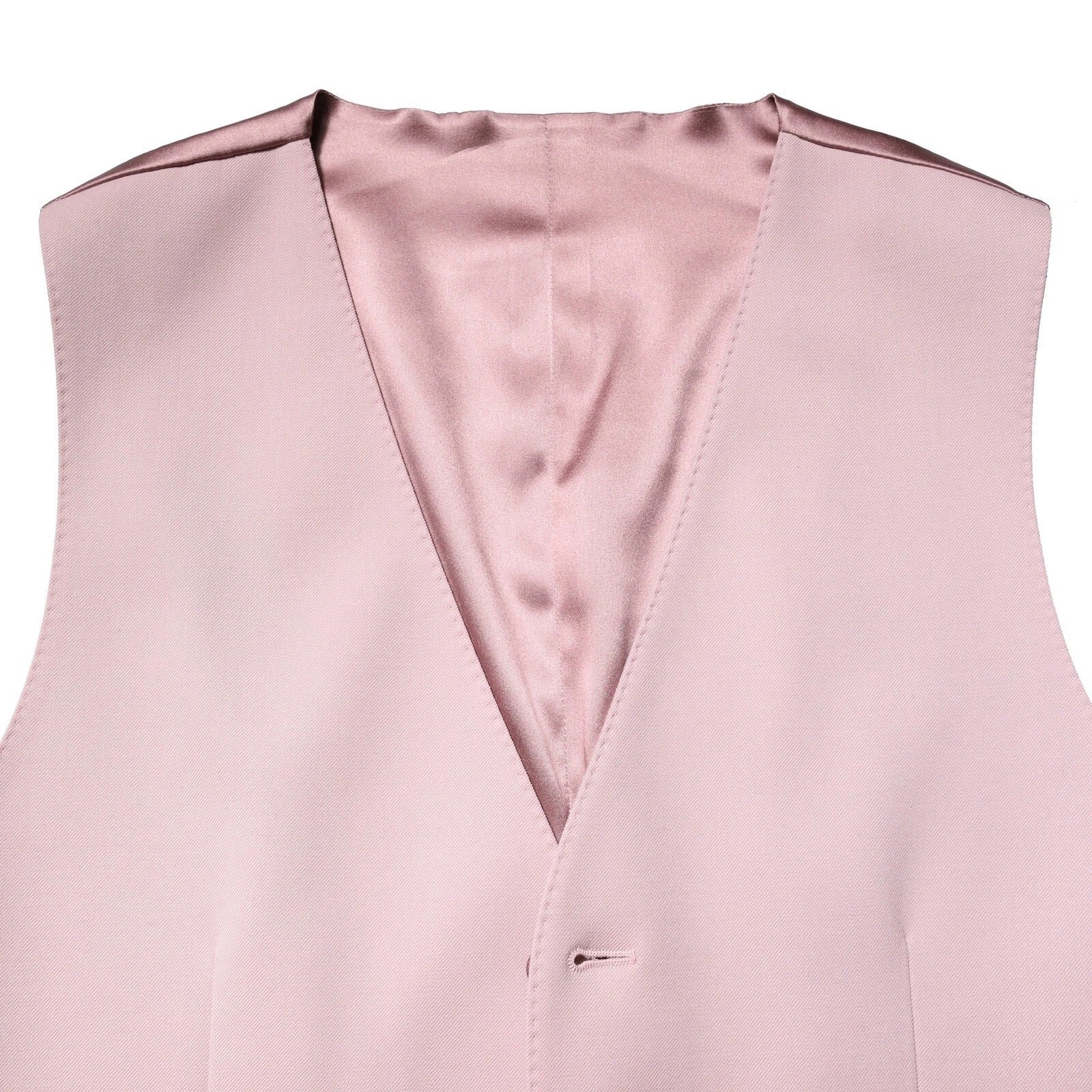 Dolce &amp; Gabbana Rosa Wollkleid Formale Herren Weste