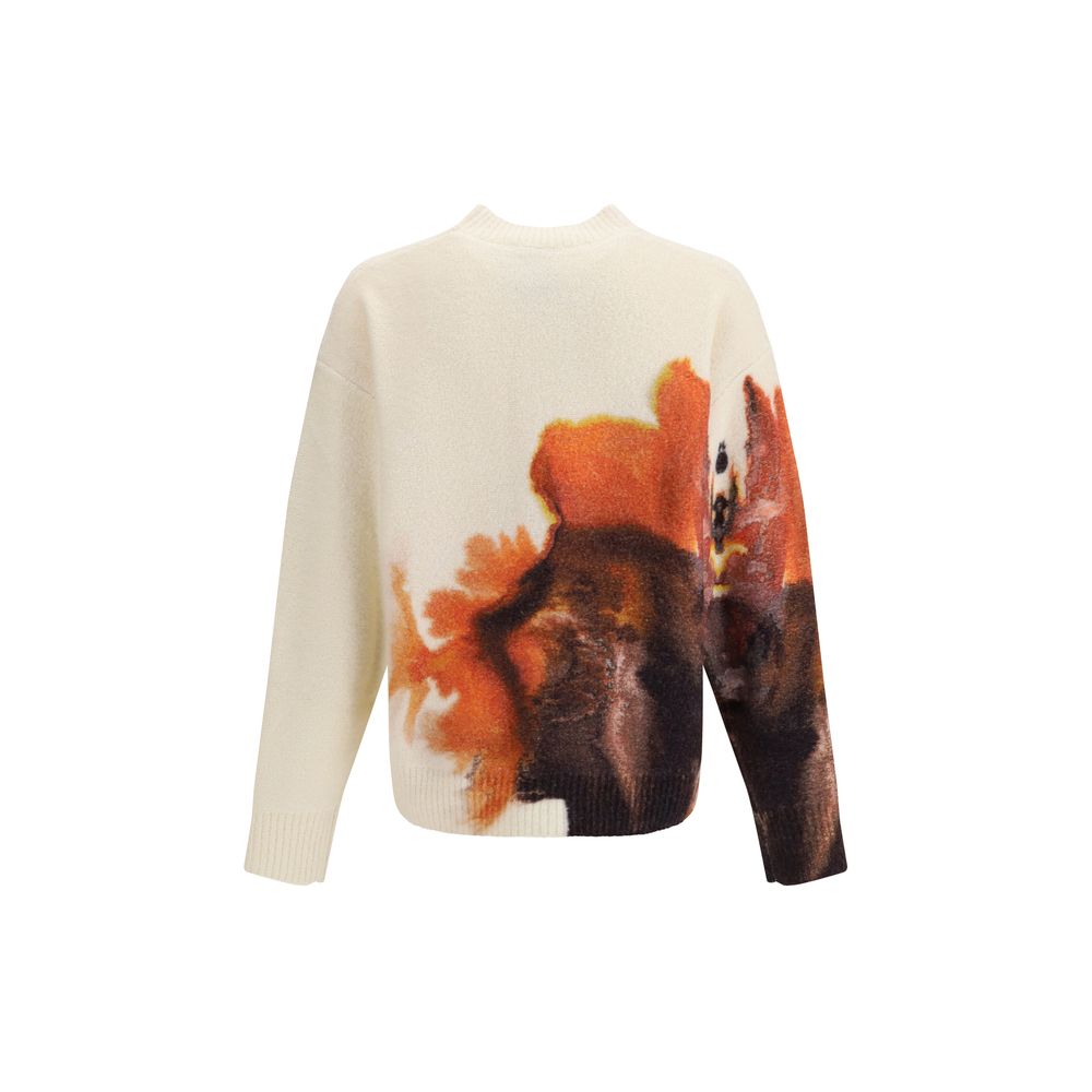 Y-3 U GFX KNIT CREW CWHITE/MULTCO