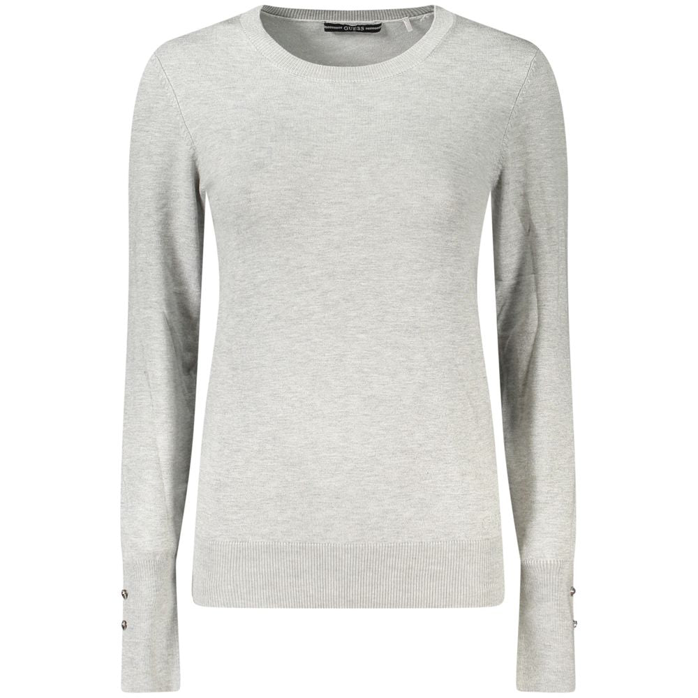 Guess Jeans Pull Femme Gris Viscose
