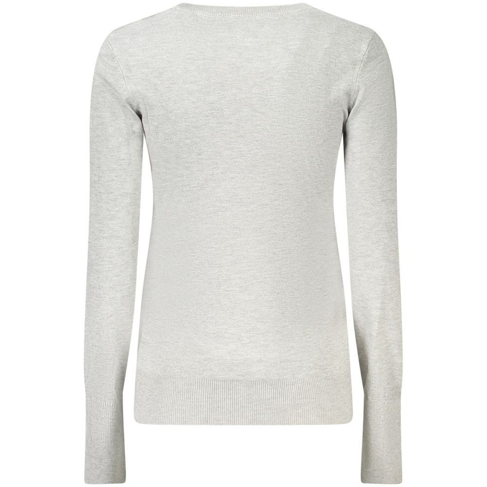 Guess Jeans Pull Femme Gris Viscose