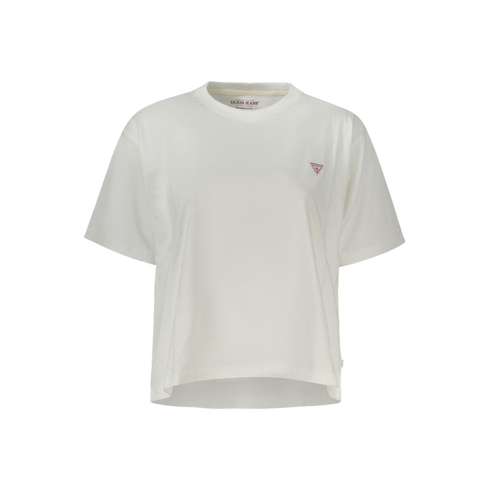 Guess Jeans Bianco Baumwolle Damen-T-Shirt