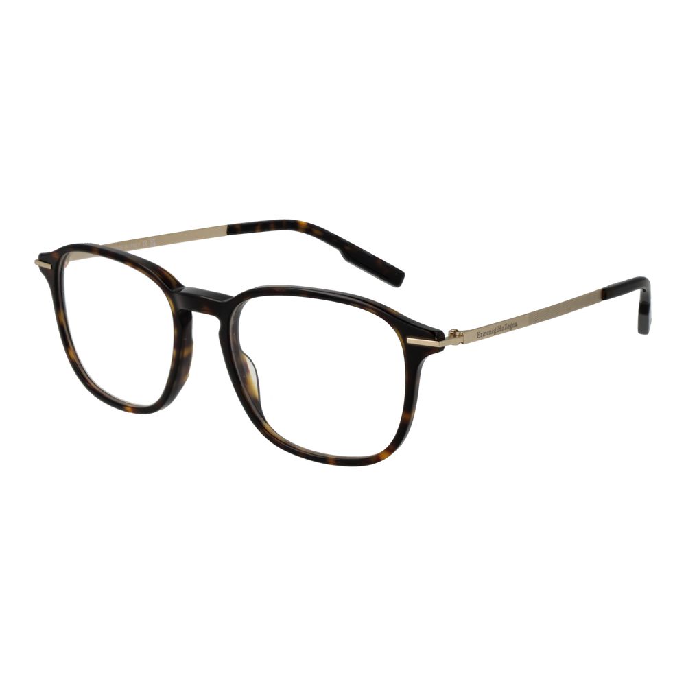 Lunettes (monture) en acétate marron Ermenegildo Zegna