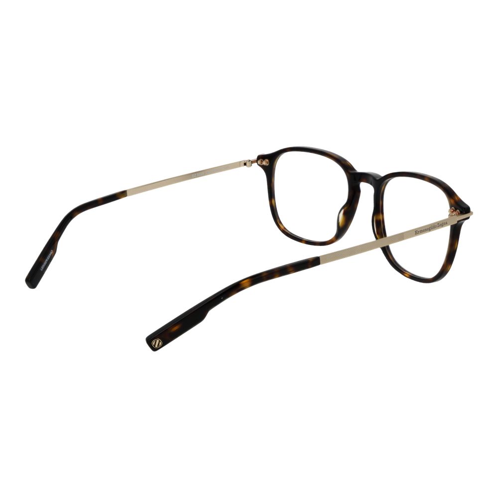Lunettes (monture) en acétate marron Ermenegildo Zegna