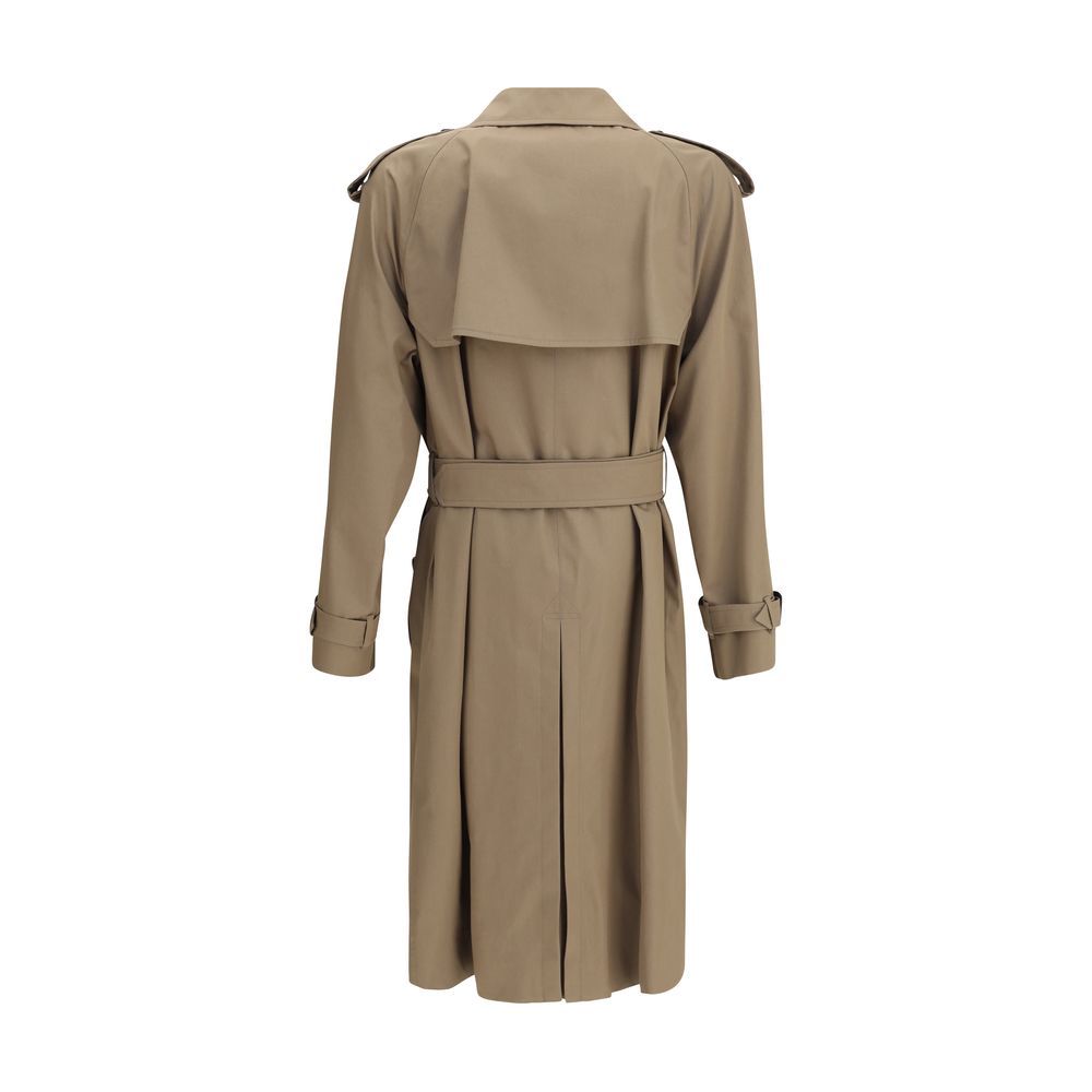 Burberry Beige Cotton Trench Coat