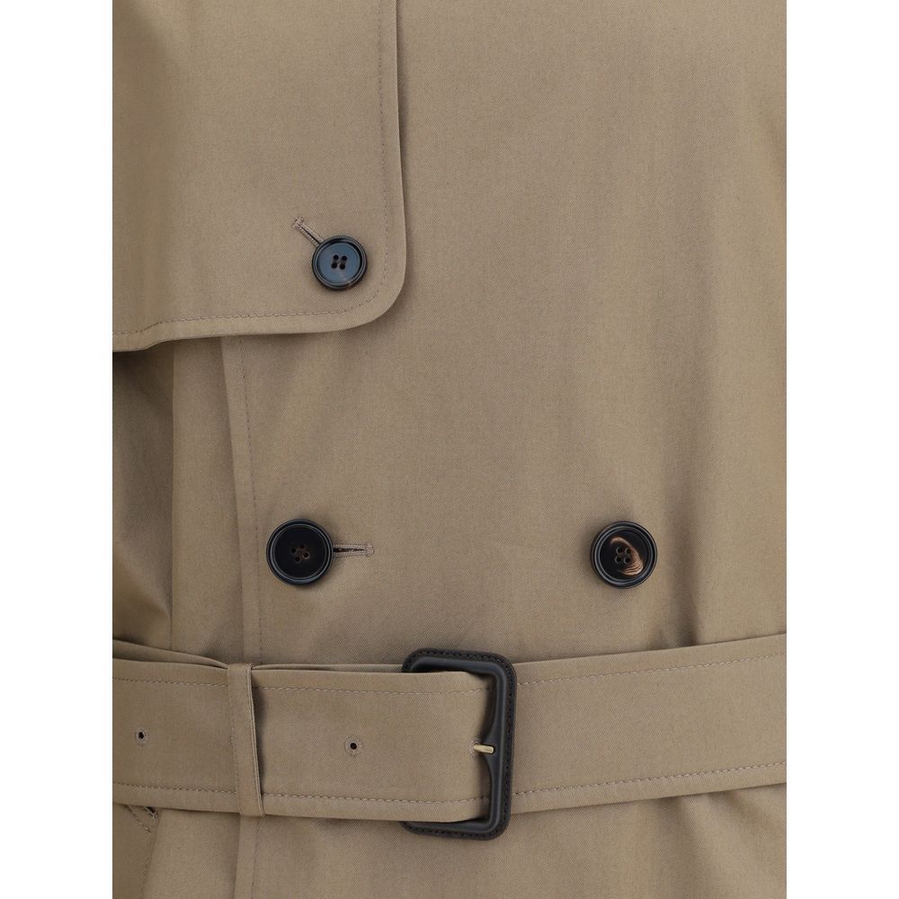 Burberry Beige Cotton Trench Coat