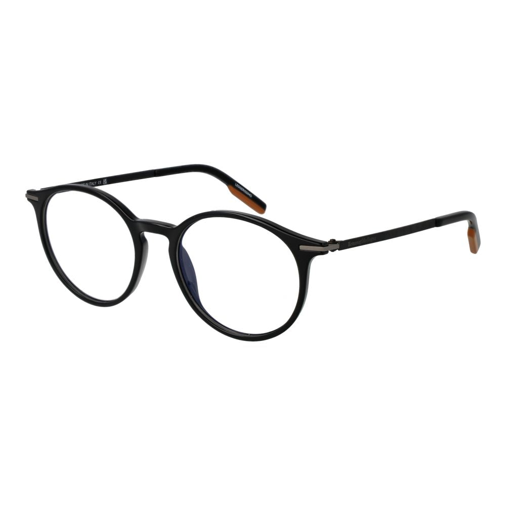Lunettes (monture) Ermenegildo Zegna en plastique noir