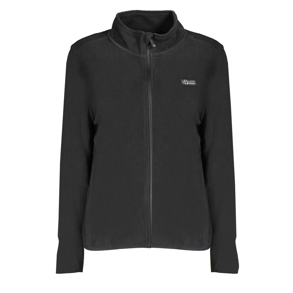Norwegen 1963 Schwarzes Damen-Sweatshirt aus Polyester