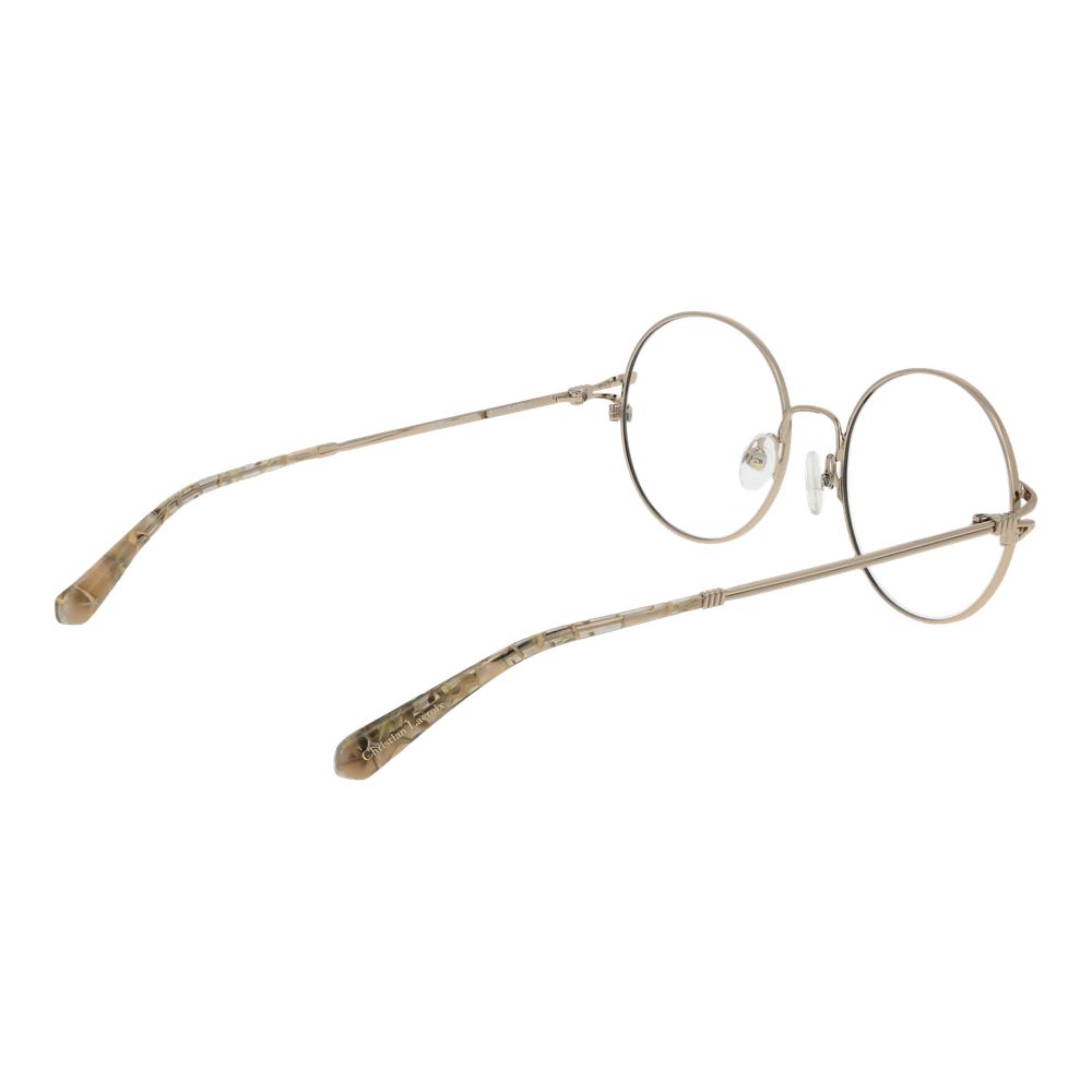 Lunettes (Monture) en métal beige Christian Lacroix