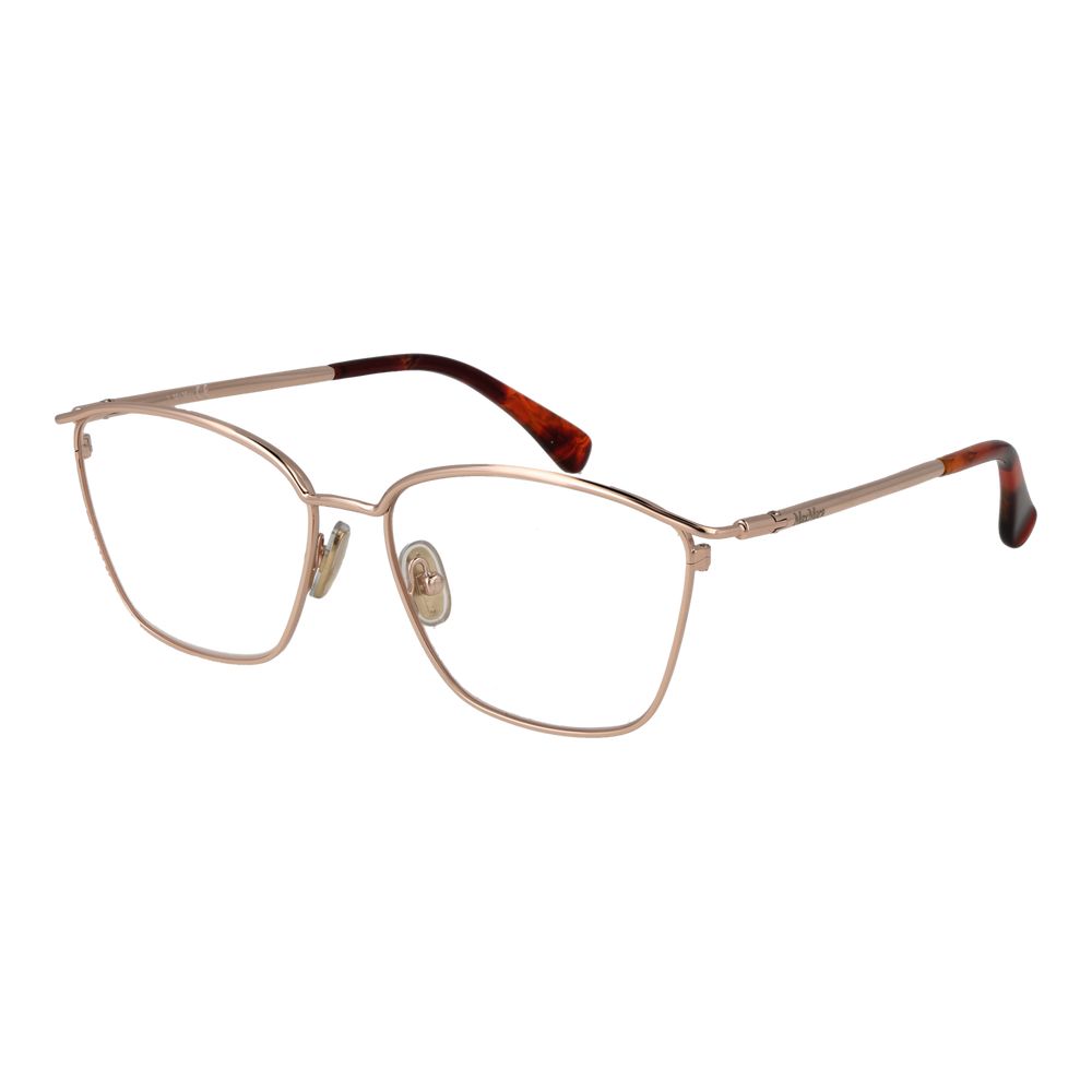 Lunettes (Monture) en métal or rose Max Mara