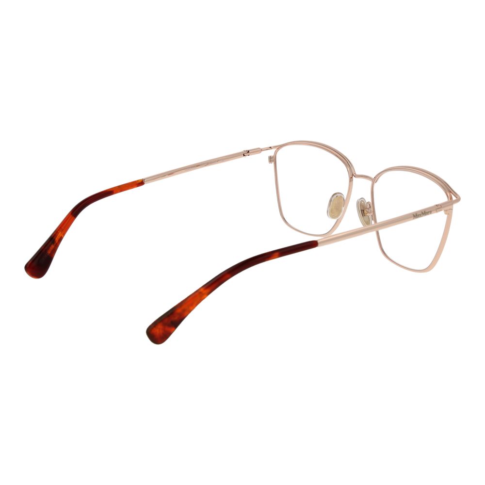 Lunettes (Monture) en métal or rose Max Mara
