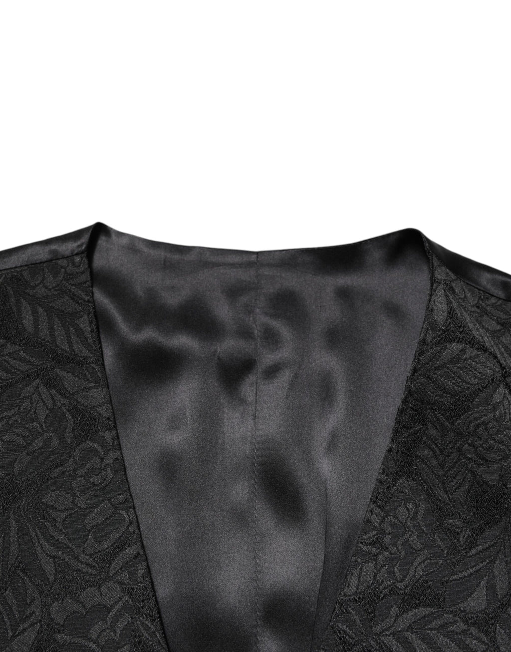 Costume 3 pièces MARTINI en brocart jacquard noir Dolce & Gabbana