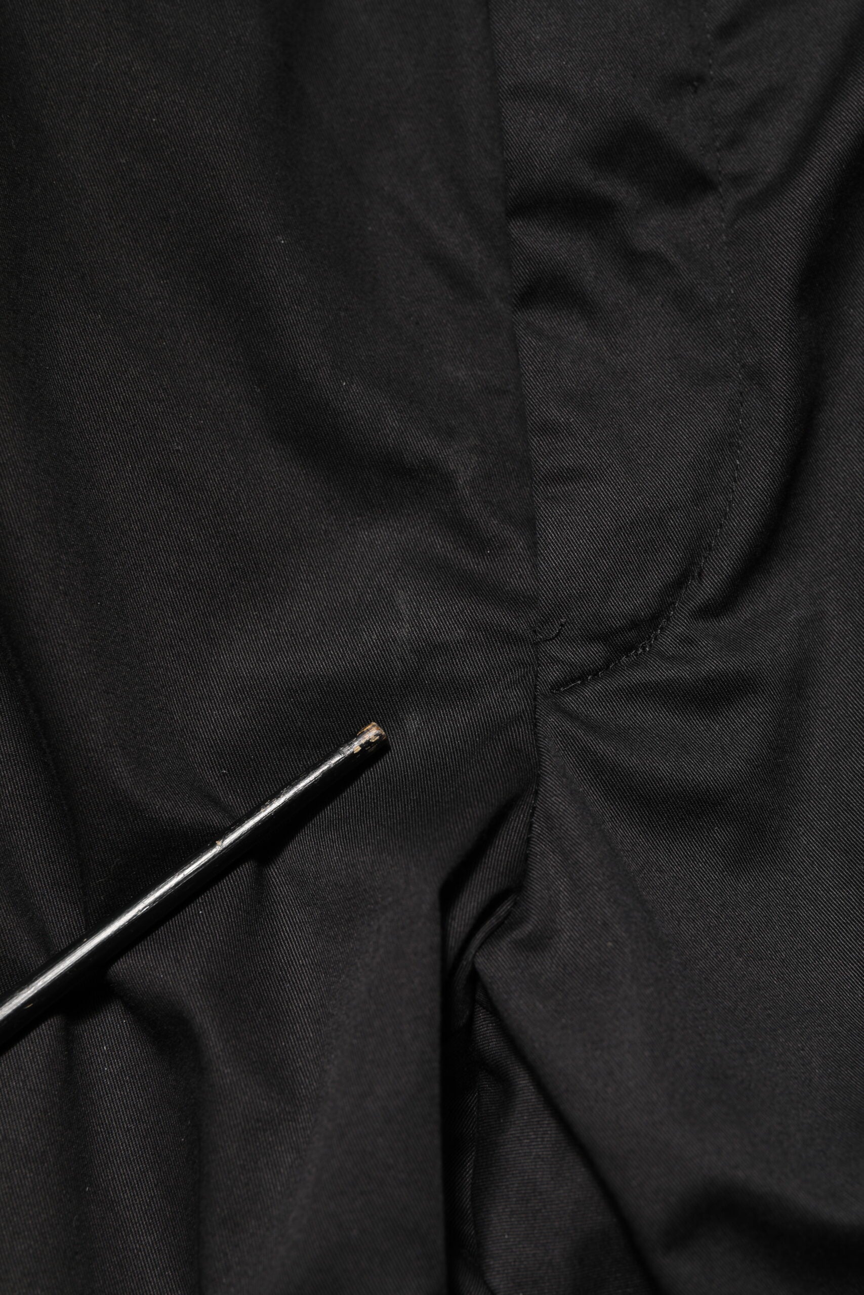 Pantalon de costume Dolce & Gabbana en coton noir fuselé pour homme
