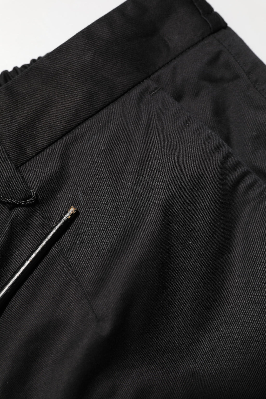 Pantalon de costume Dolce & Gabbana en coton noir fuselé pour homme
