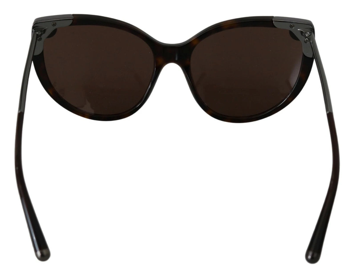 Dolce & Gabbana DG4337 Dunkel Havana Cat Eye Damen Sonnenbrillen