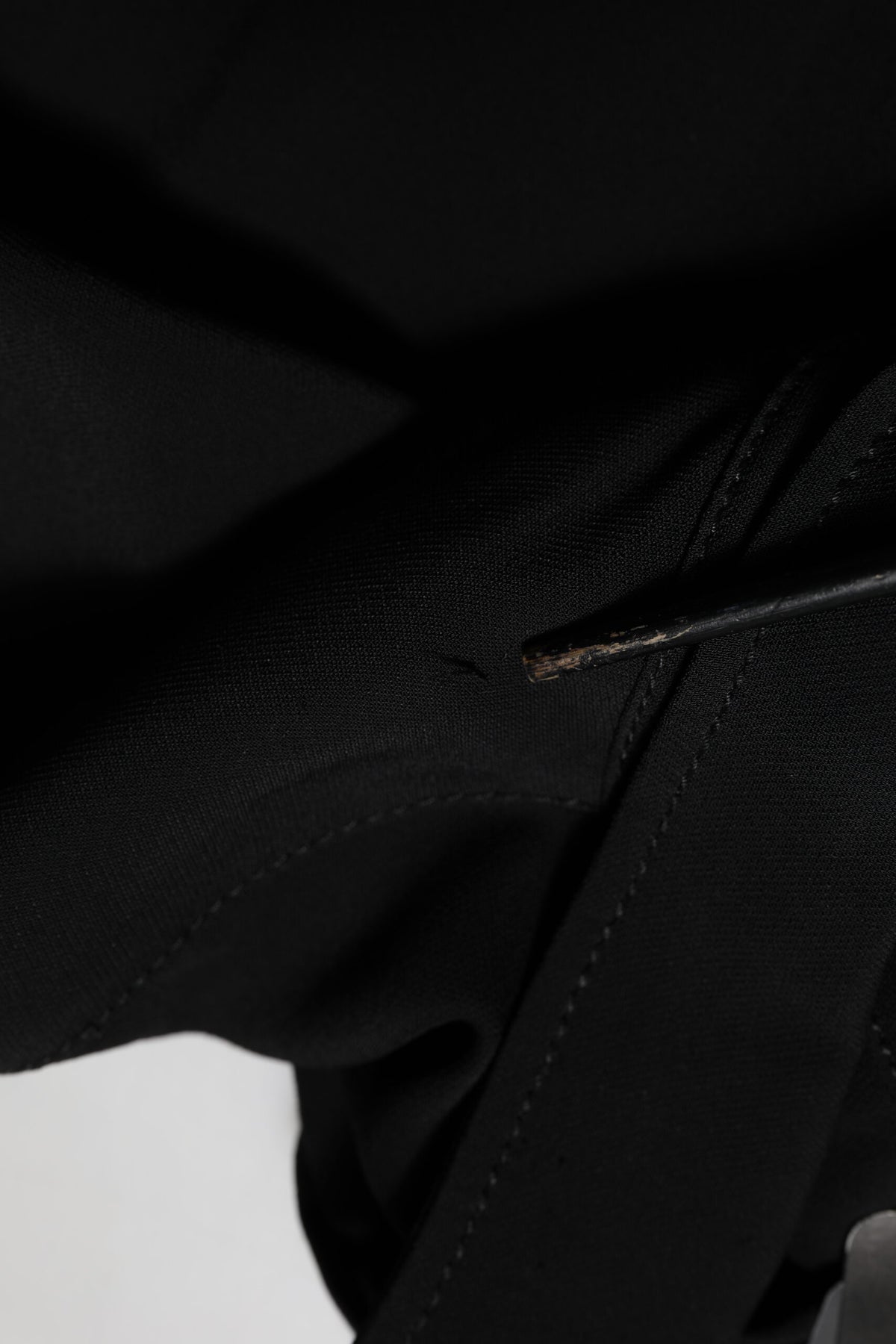 Emporio Armani Black Viscose Blend Shirt Style Belted  Dress