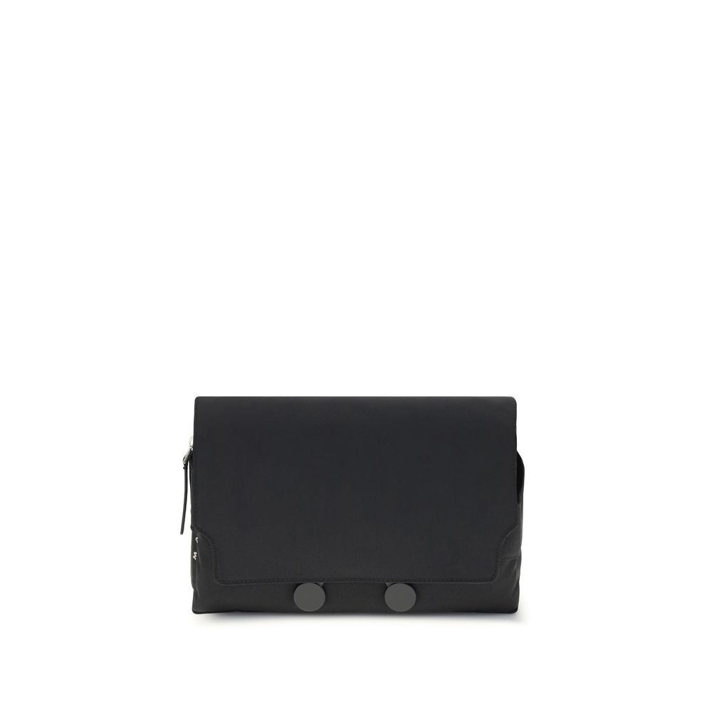 Marni Black Polyamide Clutch Bag
