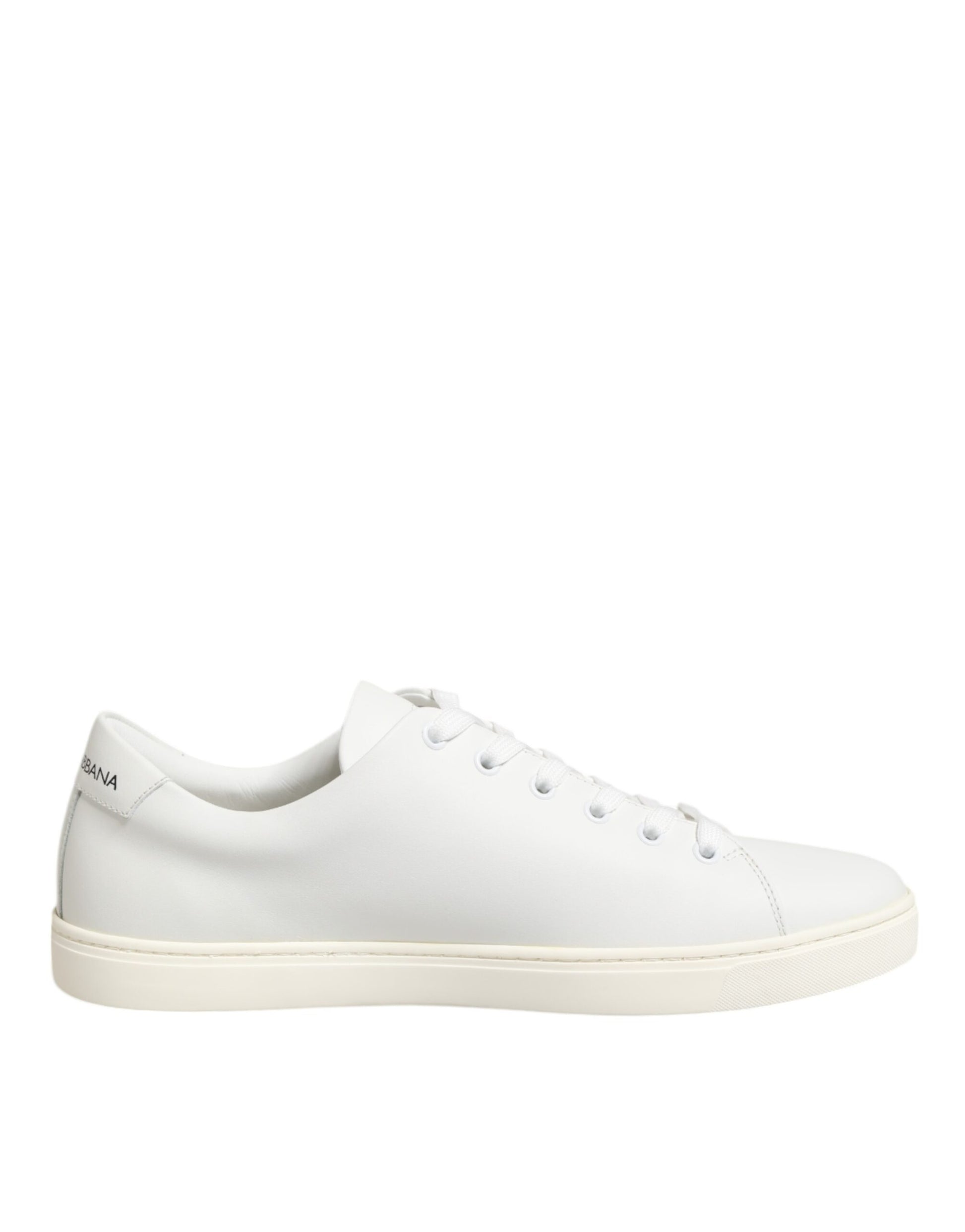 Baskets Dolce & Gabbana en cuir blanc à écusson Cœur Sacré