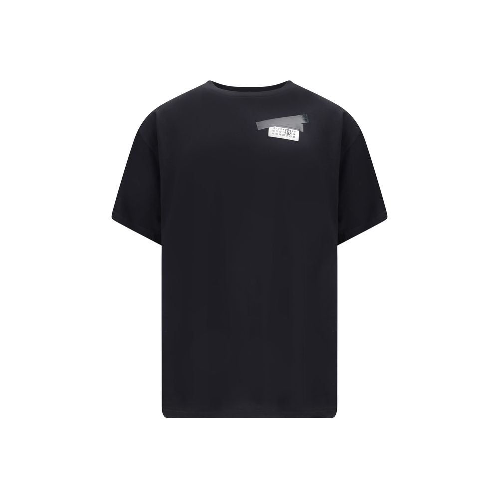 MM6 Black Cotton T-Shirt