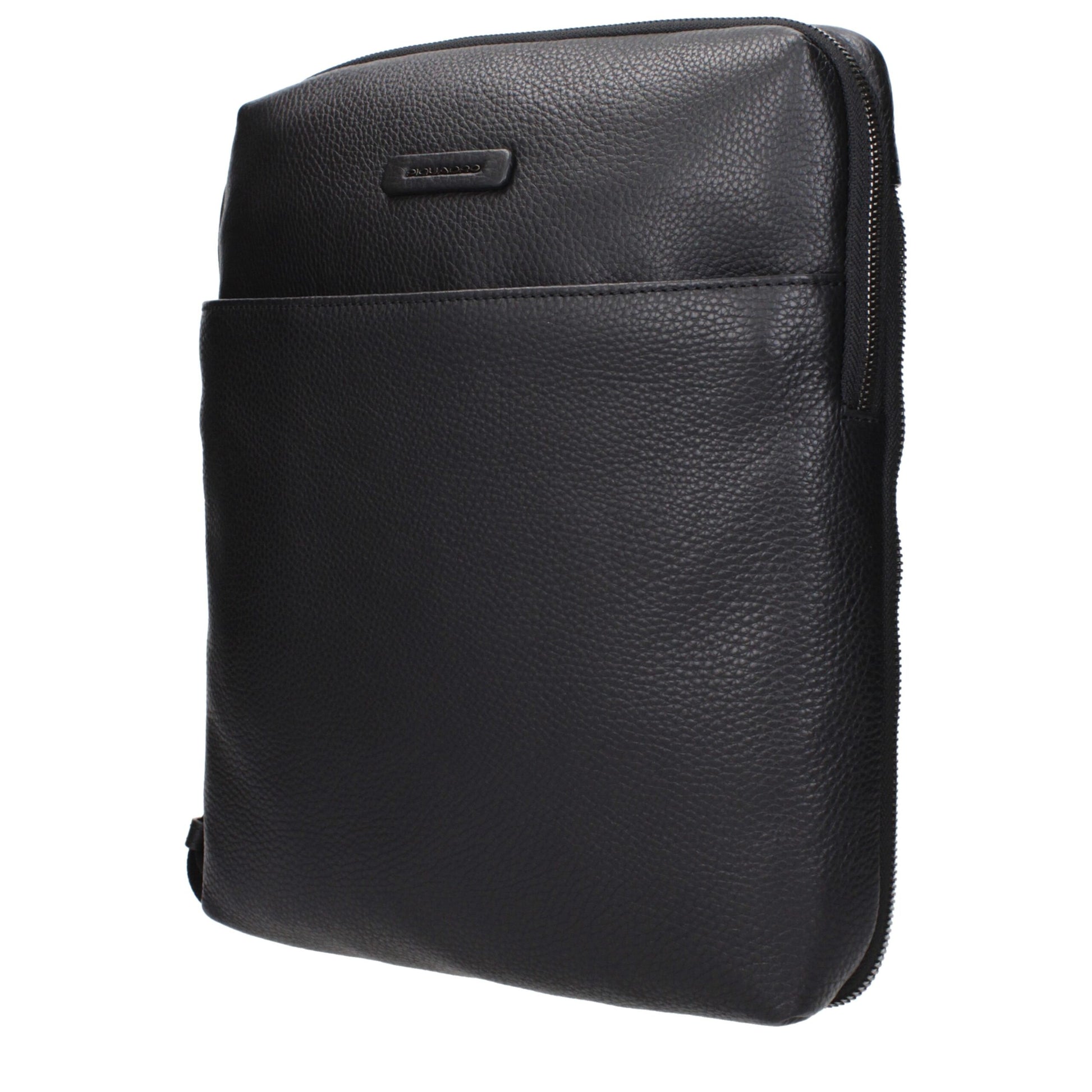 Piquadro Black Leather Crossbody Bag