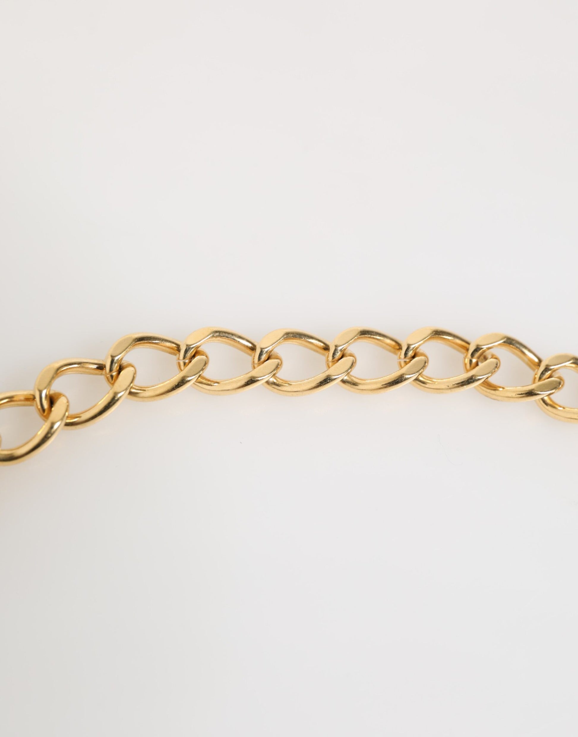 Dolce & Gabbana Multicolor Murano Glass Beads Gold Chain Jewelry Necklace