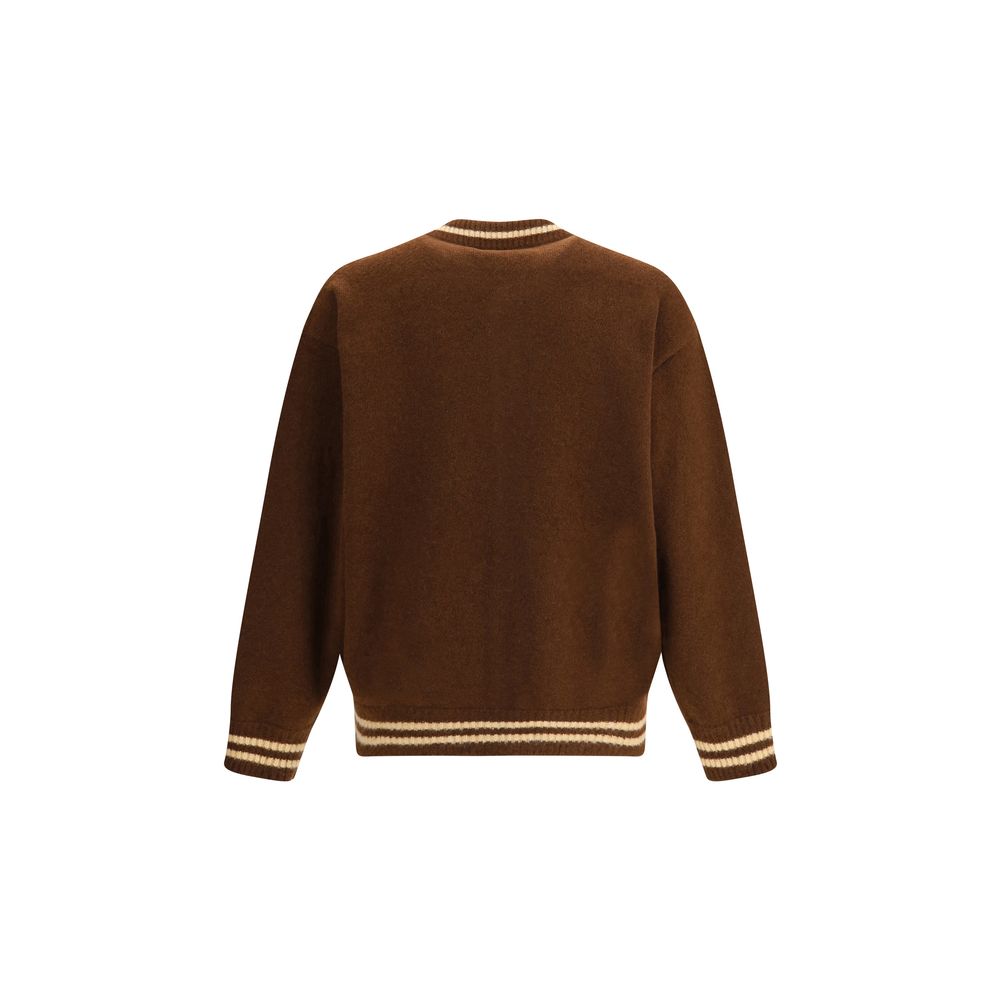 Laneus Brown Cashmere Bomber